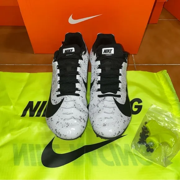 📦 New Nike Zoom Rival S 9 Speckled Track Spikes Running Shoes 907565 004