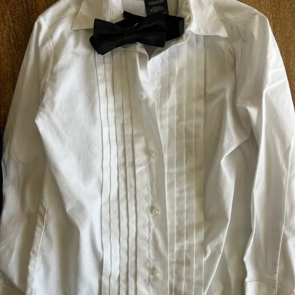 4-Piece Tuxedo Suit, Shirt &amp; Bowtie, Toddler and Little Boys