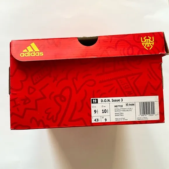 9.5 Adidas D.O.N. Issue 3 Donovan Mitchell Basketball Shoes mens womens 10.5