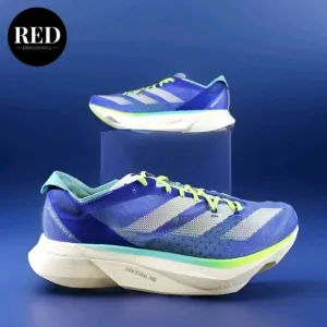 Adidas Adizero Adios Pro 3 Blue Neon Running Shoes - Men's Size 12