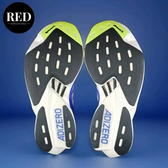 Adidas Adizero Adios Pro 3 Blue Neon Running Shoes - Men's Size 12