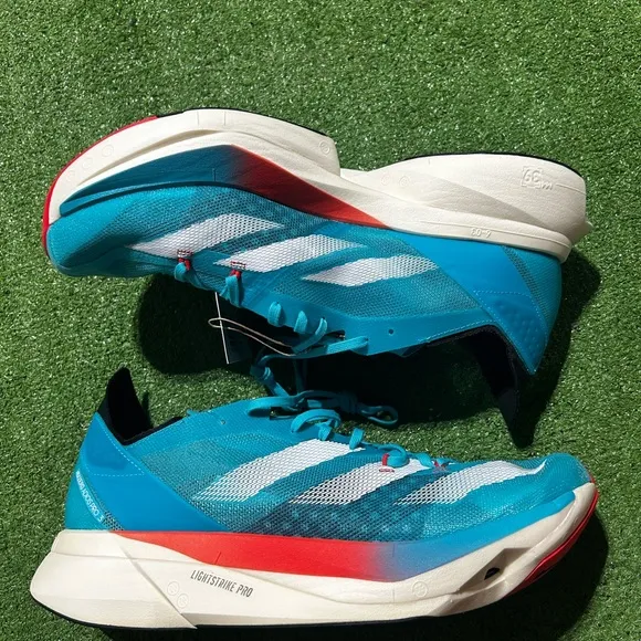 Adidas Adizero Adios Pro 3 Mens Sz 10 Running Shoes Lucid Cyan Blue Green ID8468