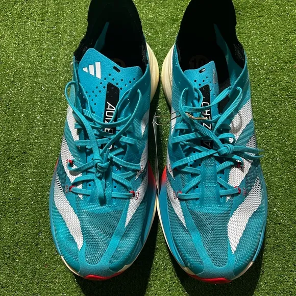 Adidas Adizero Adios Pro 3 Mens Sz 10 Running Shoes Lucid Cyan Blue Green ID8468