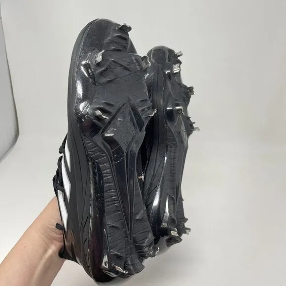 Adidas Adizero Afterburner 9 Cleats Mens 8 Black Baseball Shoes New FZ4217