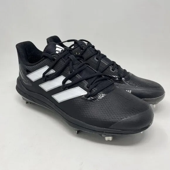 Adidas Adizero Afterburner 9 Cleats Mens 8 Black Baseball Shoes New FZ4217