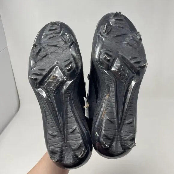 Adidas Adizero Afterburner 9 Cleats Mens 8 Black Baseball Shoes New FZ4217
