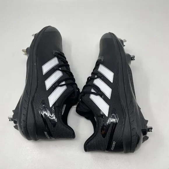 Adidas Adizero Afterburner 9 Cleats Mens 8 Black Baseball Shoes New FZ4217