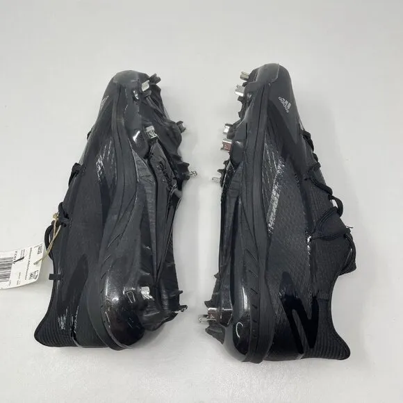 Adidas Adizero Afterburner 9 Cleats Mens 8 Black Baseball Shoes New FZ4217