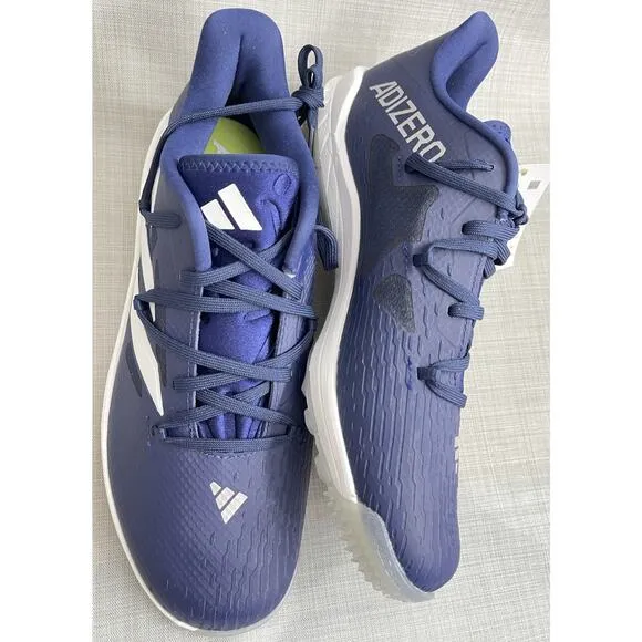 Adidas Adizero Afterburner 9 Men Size 8 Turf Baseball Shoes Navy Blue IG2323
