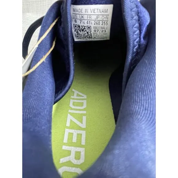 Adidas Adizero Afterburner 9 Men Size 8 Turf Baseball Shoes Navy Blue IG2323