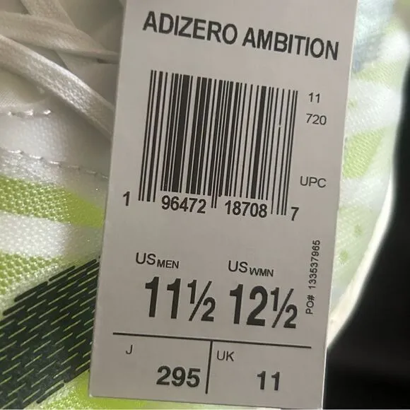 Adidas Adizero Ambition Men’s Track Spikes Running Shoes White Size 11.5 IE5486