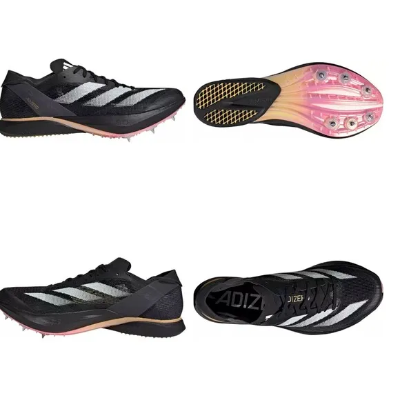 adidas Adizero Avanti 2024 Track &amp; Field Spikes Black Size Men's 9 IG9910 NEW