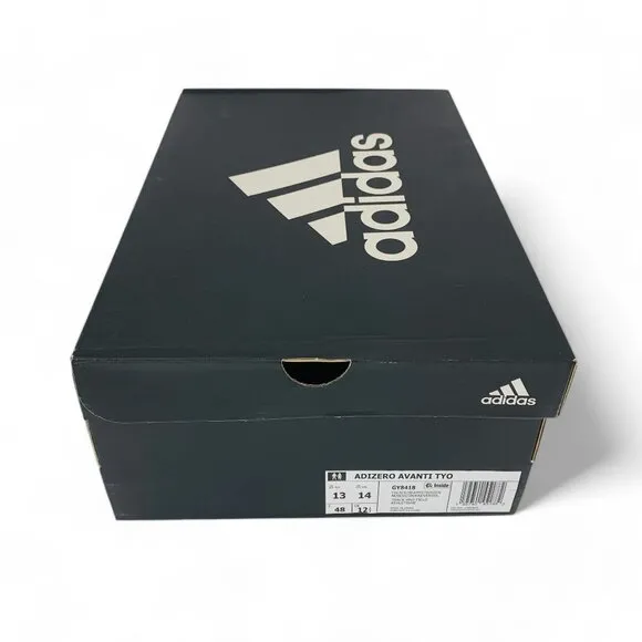 adidas Adizero Avanti TYO Black Green Men's Track &amp; Field Shoes Cleats GY8418