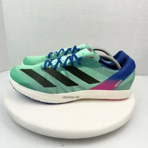 Adidas Adizero Avanti TYO Track Field Shoes Spikes Mens 12 Green Blue GV9073 NEW