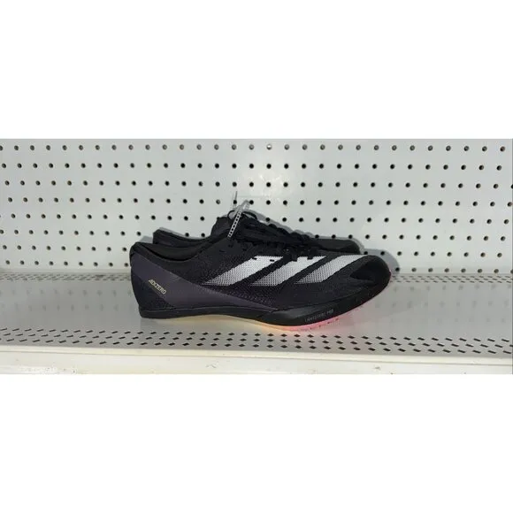 Adidas AdiZero Finesse Mens Track &amp; Field Sprint Spikes Size 8.5 Black IF1151