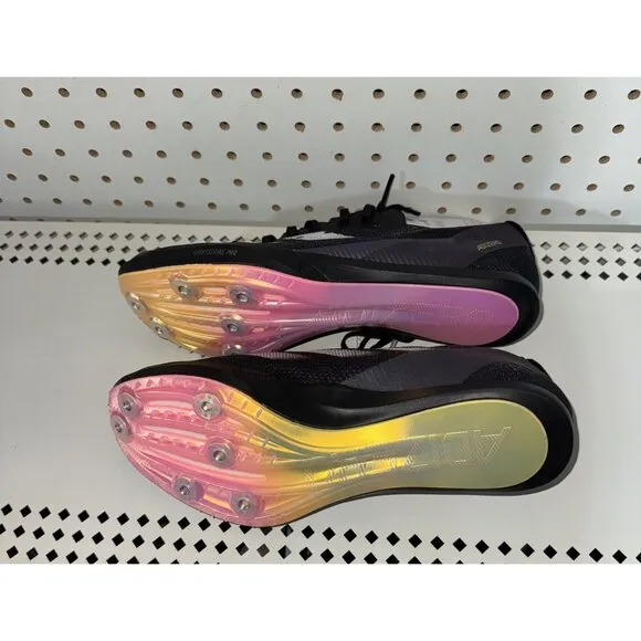 Adidas AdiZero Finesse Mens Track &amp; Field Sprint Spikes Size 8.5 Black IF1151