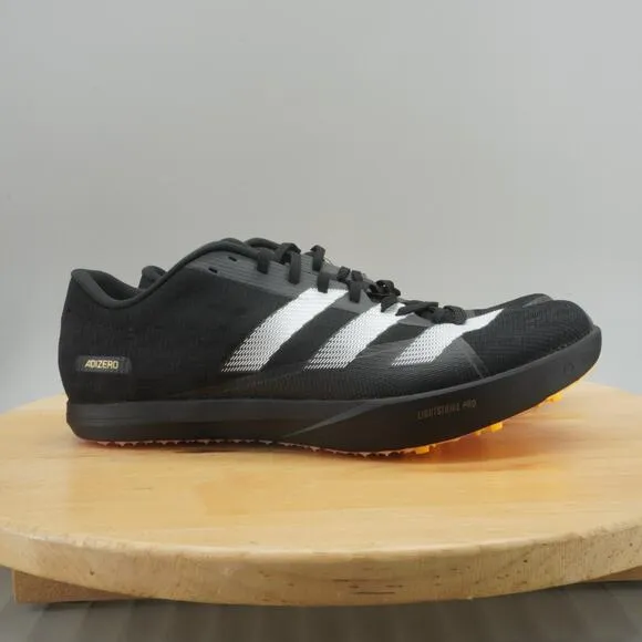 adidas Adizero LJ Long Jump Mens Size 13 Track Shoes Spikes Black White NEW