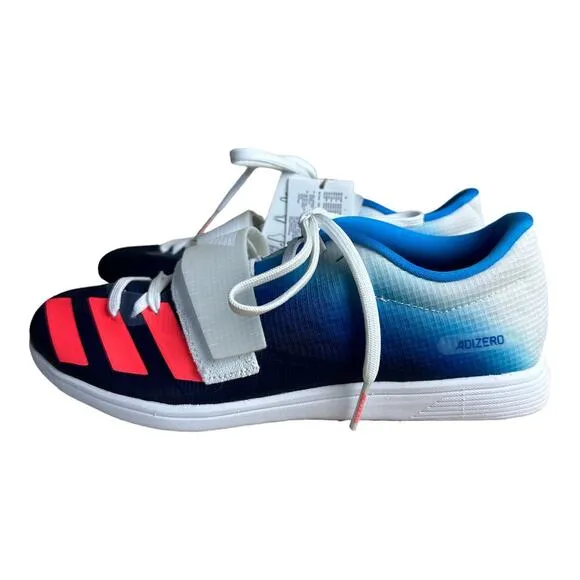 Adidas Adizero Navy Orange Track Shoes   Spikes Sneakers Women's Size 7.5&quot; NWT