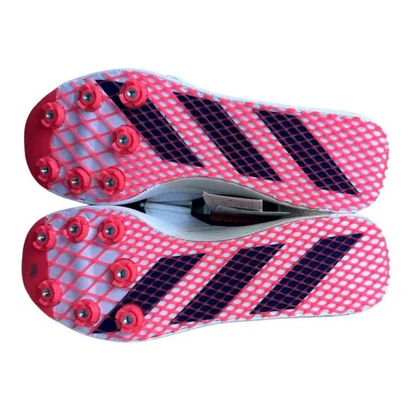 Adidas Adizero Navy Orange Track Shoes   Spikes Sneakers Women's Size 7.5&quot; NWT