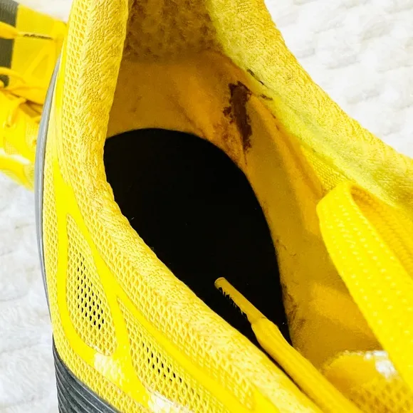 ADIDAS Adizero Prime Accelerator Yellow/Black Sprint Track Spikes - Mens 9.5