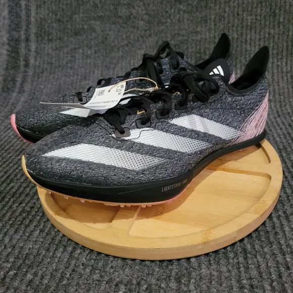 adidas Adizero Prime SP 3 Track-Field Spikes Shoes Men's 8.5 Black IG4330 NEW
