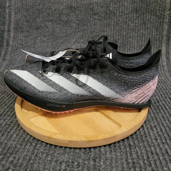 adidas Adizero Prime SP 3 Track-Field Spikes Shoes Men's 8.5 Black IG4330 NEW