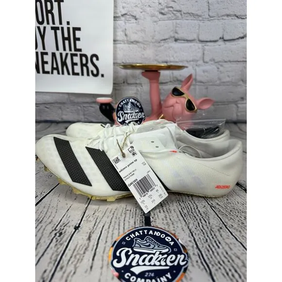 Adidas Adizero Prime Sprint x Tokyo Mens Size 13 White Gold Track &amp; Field Shoes