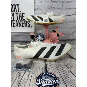 Adidas Adizero Prime Sprint x Tokyo Mens Size 13 White Gold Track &amp; Field Shoes