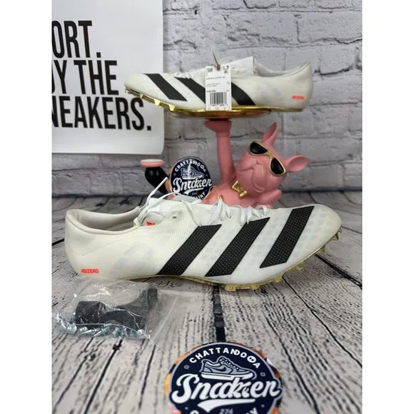 Adidas Adizero Prime Sprint x Tokyo Mens Size 13 White Gold Track &amp; Field Shoes