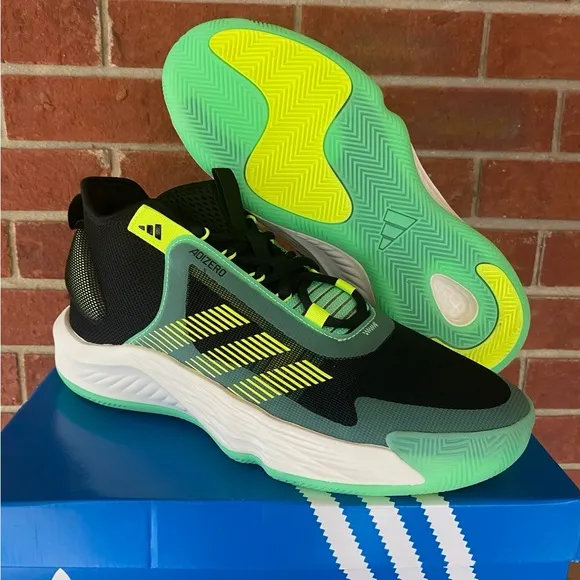 Adidas Adizero Select Men’s Black Green New Sneakers Training Shoes