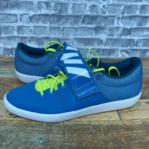 Adidas Adizero Shotput Track Shoes Blue White BB3546 Mens Size 10‎ New Rare