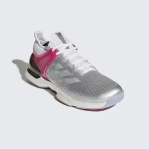 Adidas Adizero Ubersonic 2 LTD Edition Silver Pink Men’s Tennis Shoe Size 10 EUC