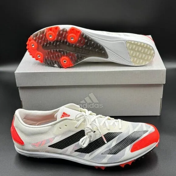 Adidas Adizero XCS 'White Solar Red' Track shoes