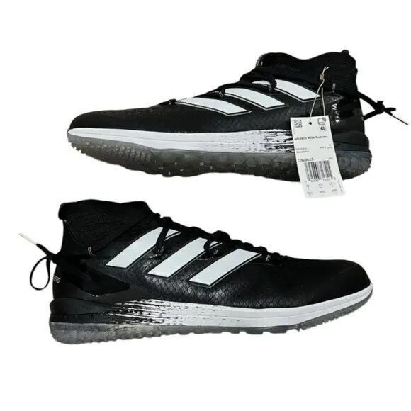 Adidas Afterburner 8 New Wave Baseball Turf Shoe GW3629 Black/White Size 7.5 NIB