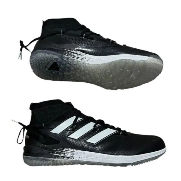 Adidas Afterburner 8 New Wave Baseball Turf Shoe GW3629 Black/White Size 7.5 NIB