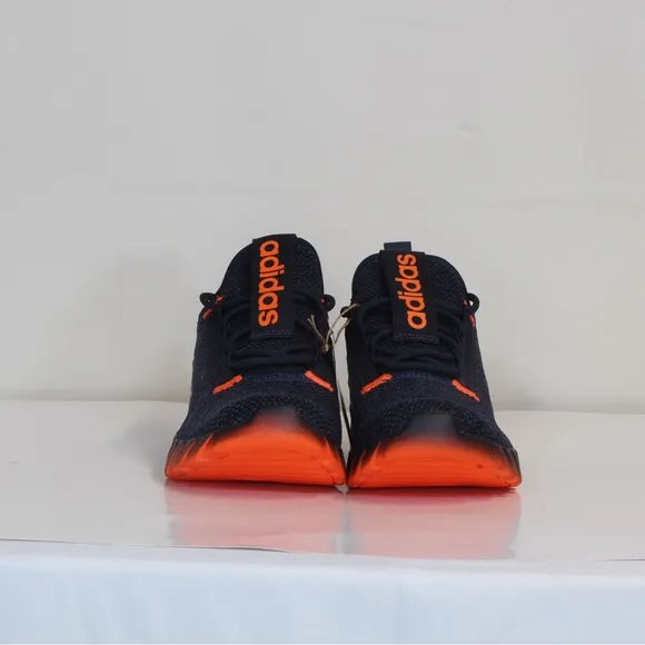 Adidas Big Kids Kaptir 3.0 Navy Blue and Orange Sneakers IF1776