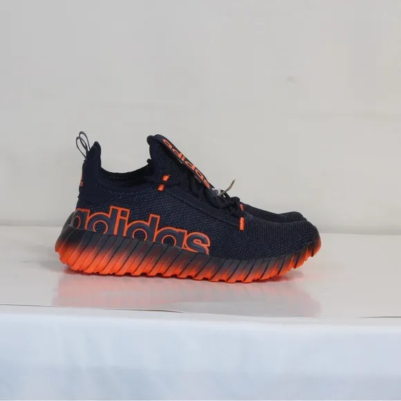 Adidas Big Kids Kaptir 3.0 Navy Blue and Orange Sneakers IF1776