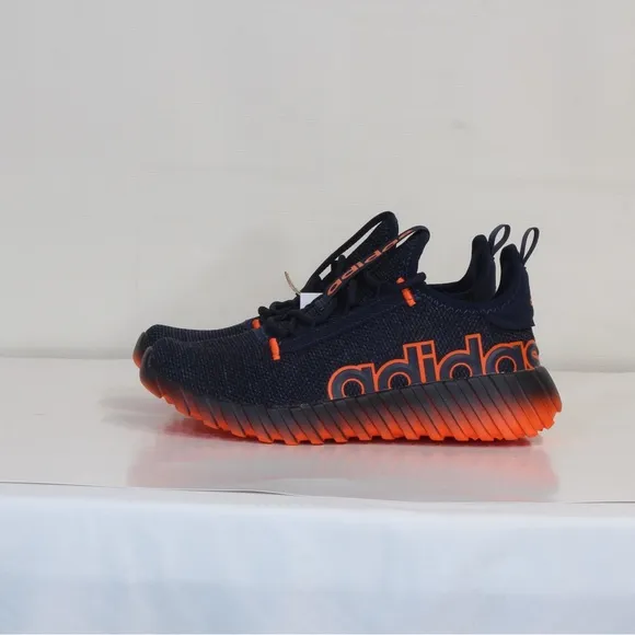 Adidas Big Kids Kaptir 3.0 Navy Blue and Orange Sneakers IF1776
