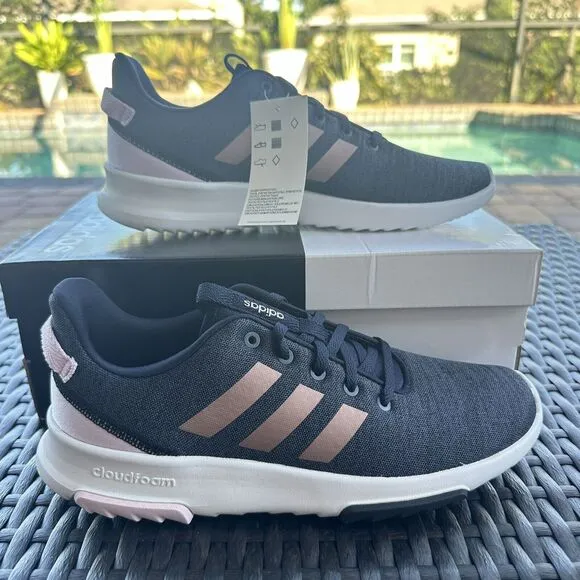 Adidas Cloudfoam Racer TR J Legend Ink Kid's Athletic Shoes B75662 Size 7