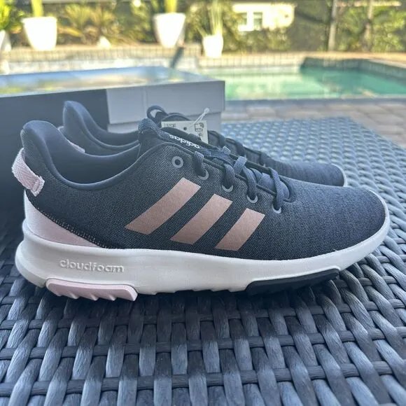 Adidas Cloudfoam Racer TR J Legend Ink Kid's Athletic Shoes B75662 Size 7