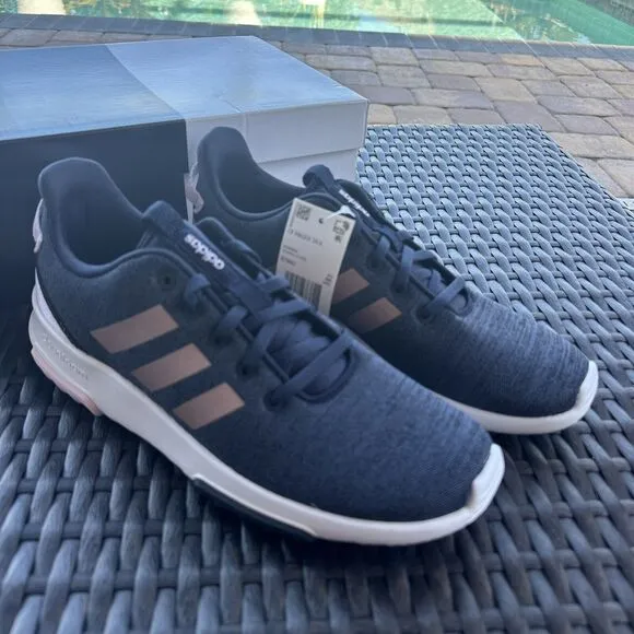 Adidas Cloudfoam Racer TR J Legend Ink Kid's Athletic Shoes B75662 Size 7