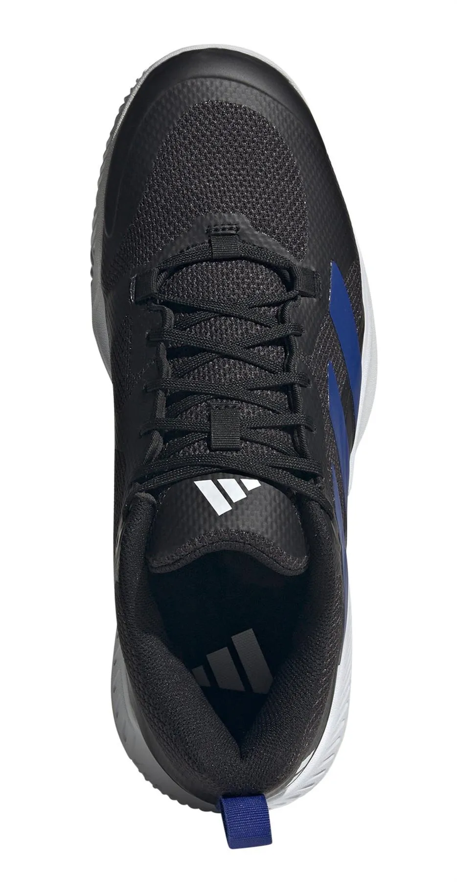 ADIDAS Court Team Bounce 2.0 Mens Tennis Shoes - Black / Blue