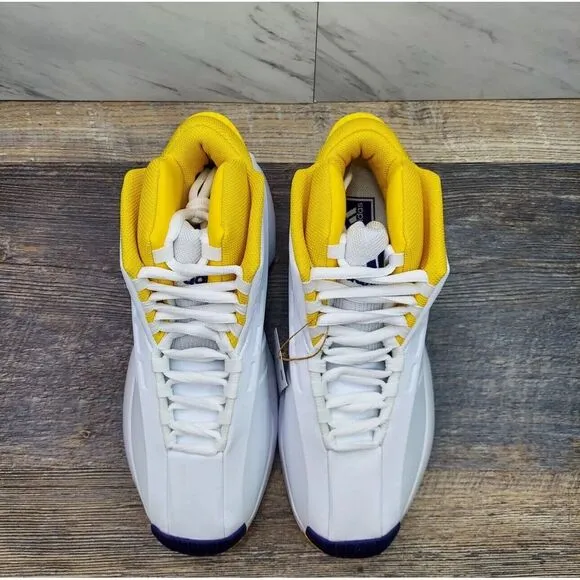 Adidas Crazy 1 Lakers‎ Home 2022 Kobe Bryant White Yellow Purple Mens Size 9.5