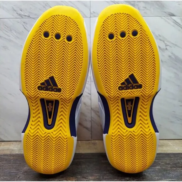 Adidas Crazy 1 Lakers‎ Home 2022 Kobe Bryant White Yellow Purple Mens Size 9.5