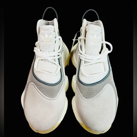 Adidas Crazy BYW BD8014 White Grey Boost Kobe Bryant Basketball Shoes Men Sz 4.5