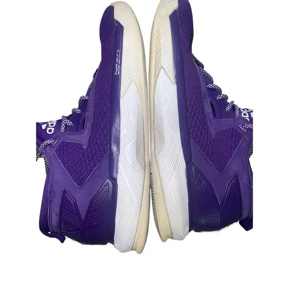 adidas D LILLARD 2 PK PrimeKnit DAME Basketball Shoes Purple Men’s Size 11.5
