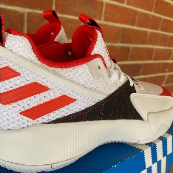 Adidas Dame Certified Men’s Red White New Sneakers Basketball Shoes