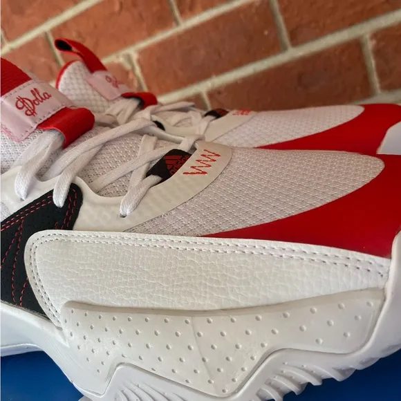 Adidas Dame Certified Men’s Red White New Sneakers Basketball Shoes