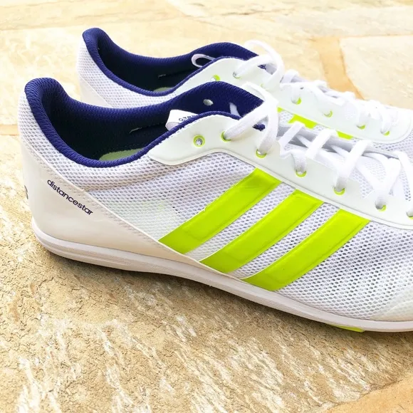 Adidas Distancestar White‎ Track Running Shoes 12