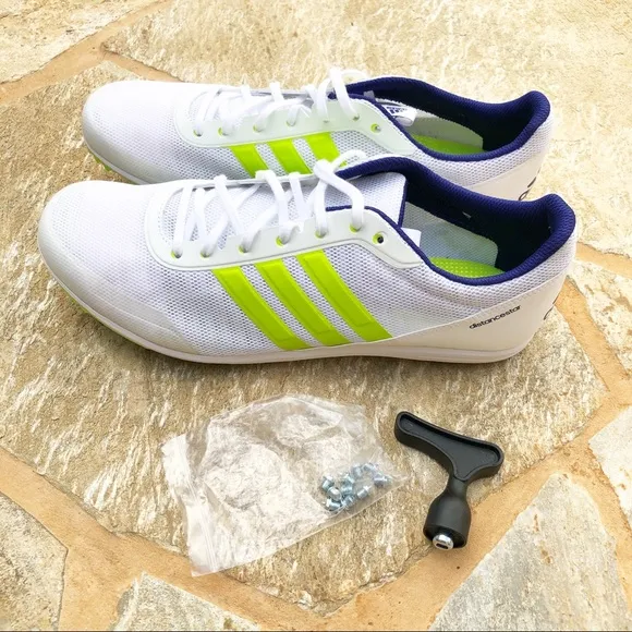 Adidas Distancestar White‎ Track Running Shoes 12